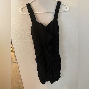 Black cocktail dress